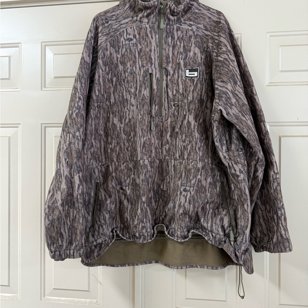 Camo Pullover Jacket Banded